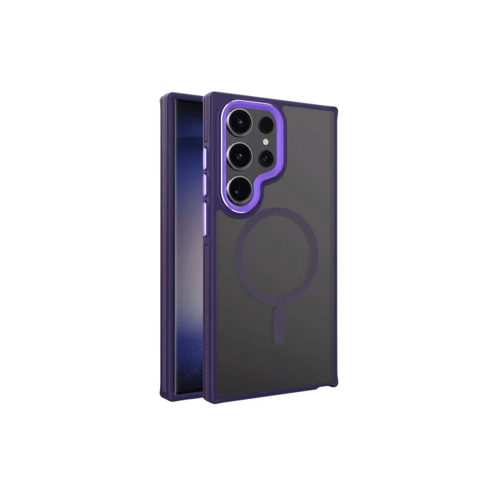 Mey İthalat®  Samsung Galaxy S23 Ultra Winner Magsafe Kapak - Derin Mor