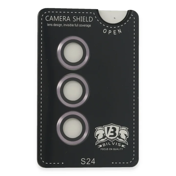 Mey İthalat®  Samsung Galaxy S24 Bilvis Titan Kamera Lens - Derin Mor
