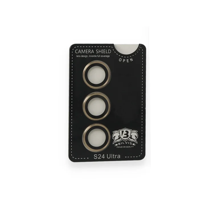 Mey İthalat®  Samsung Galaxy S24 Bilvis Titan Kamera Lens - Gold