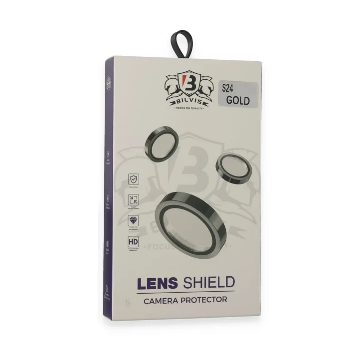 Mey İthalat®  Samsung Galaxy S24 Bilvis Titan Kamera Lens - Gold
