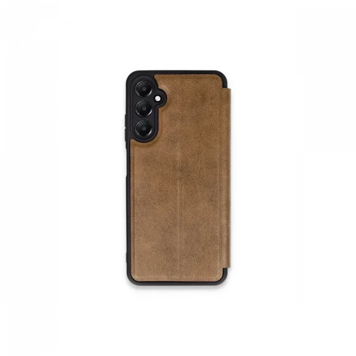 Mey İthalat®  Samsung Galaxy S24 FE Kılıf Flip Cover - Taba