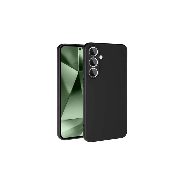 Mey İthalat®  Samsung Galaxy S24 FE Kılıf Nano içi Kadife Silikon - Siyah