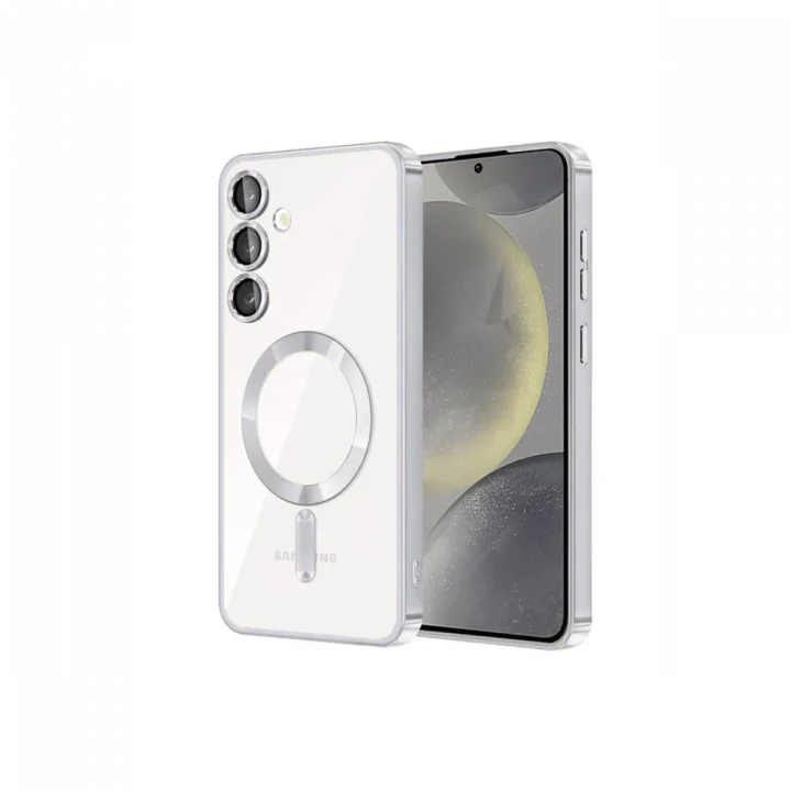 Mey İthalat®  Samsung Galaxy S24 Kılıf Kross Magneticsafe Kapak - Titan Gri