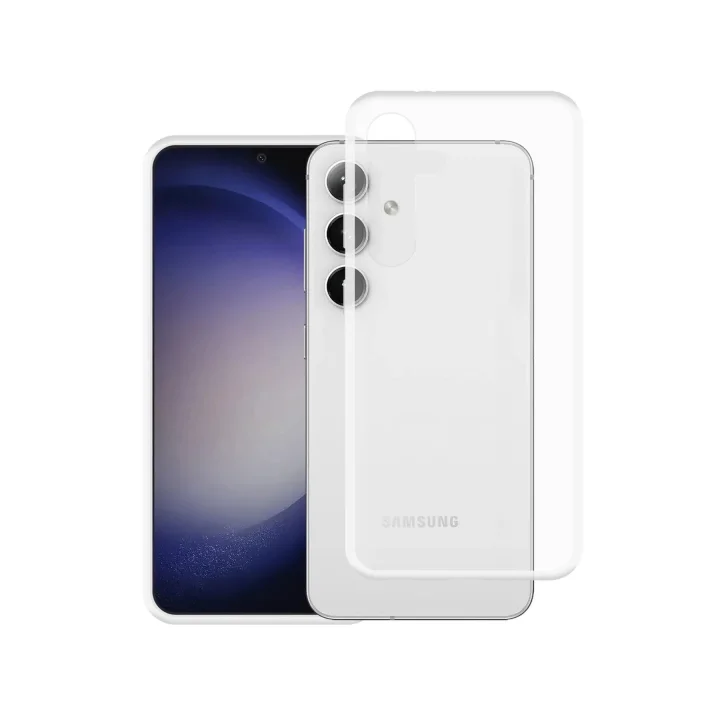 Mey İthalat®  Samsung Galaxy S24 Kılıf Lüx Şeffaf Silikon