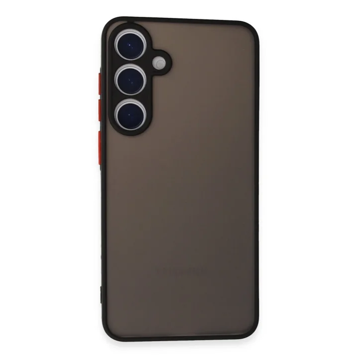 Mey İthalat®  Samsung Galaxy S24 Kılıf Montreal Silikon Kapak - Siyah