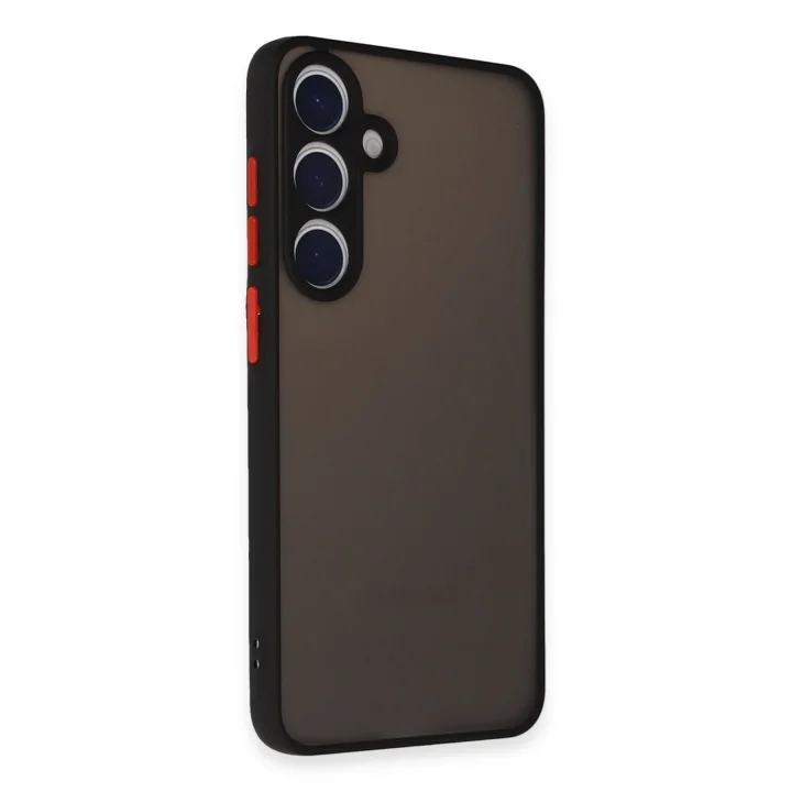 Mey İthalat®  Samsung Galaxy S24 Kılıf Montreal Silikon Kapak - Siyah