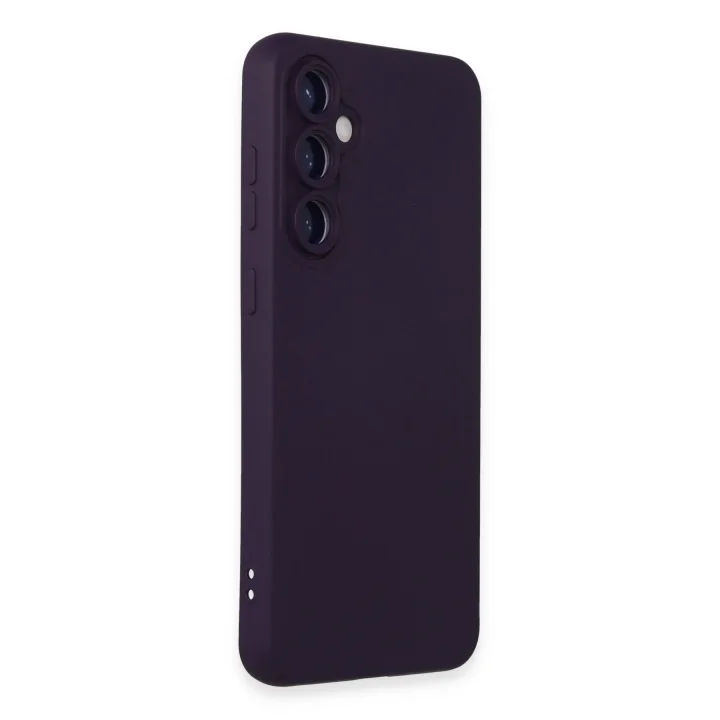 Mey İthalat®  Samsung Galaxy S24 Kılıf Nano içi Kadife Silikon - Mor