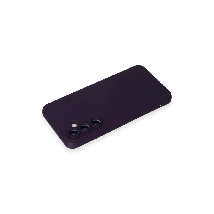 Mey İthalat®  Samsung Galaxy S24 Kılıf Nano içi Kadife Silikon - Mor