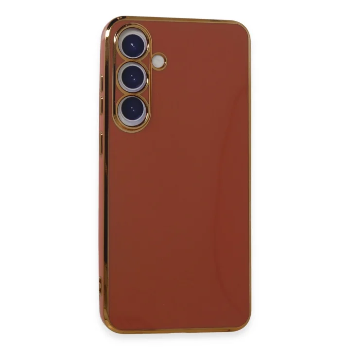 Mey İthalat®  Samsung Galaxy S24 Kılıf Volet Silikon - Kırmızı