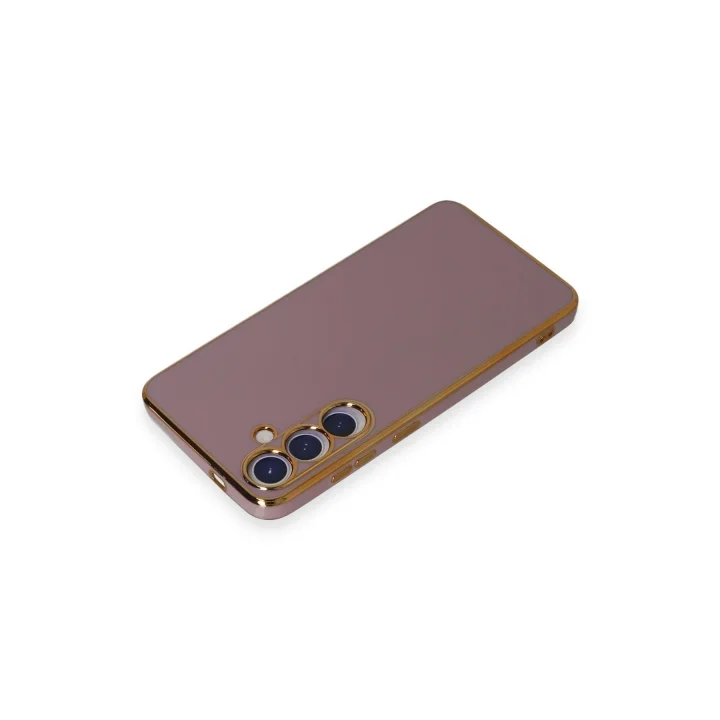 Mey İthalat®  Samsung Galaxy S24 Kılıf Volet Silikon - Mor