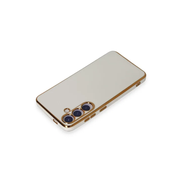 Mey İthalat®  Samsung Galaxy S24 Plus Kılıf Volet Silikon - Beyaz