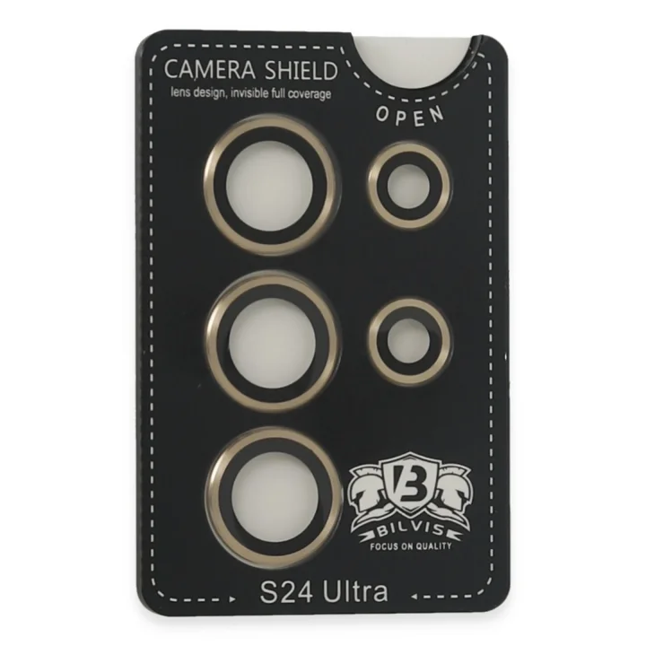 Mey İthalat®  Samsung Galaxy S24 Ultra Bilvis Titan Kamera Lens - Gold