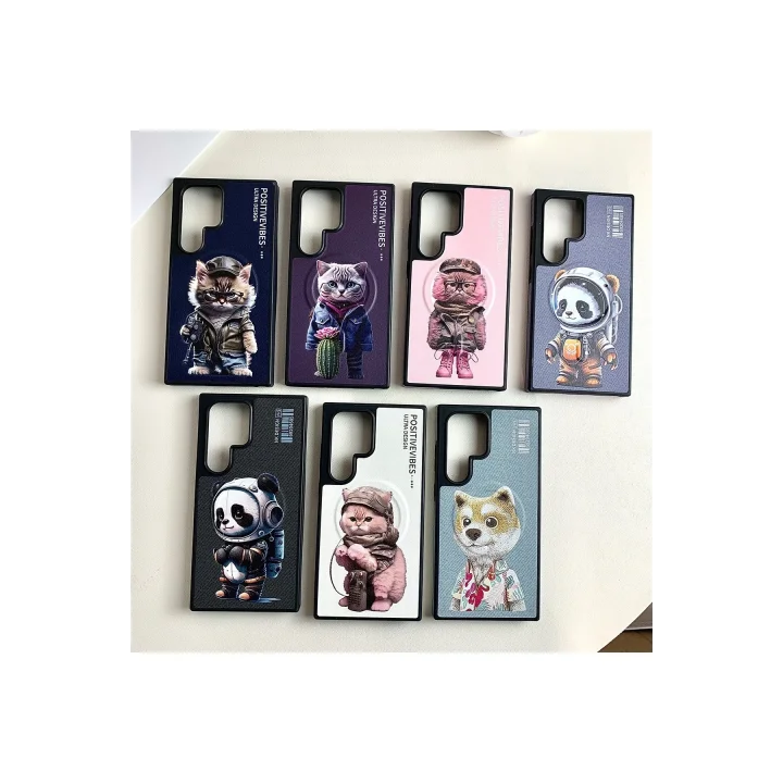 Mey İthalat®  Samsung Galaxy S24 Ultra Fun Magsafe Kapak - Beyaz