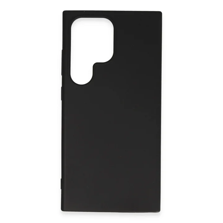 Mey İthalat®  Samsung Galaxy S24 Ultra Kılıf First Silikon - Siyah