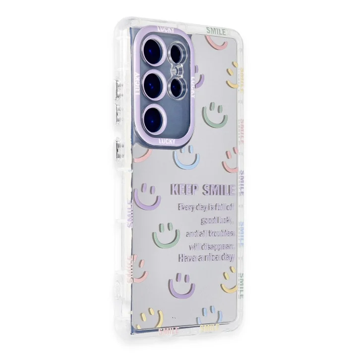 Mey İthalat®  Samsung Galaxy S24 Ultra Kılıf Reflexion Desenli Kapak - Desen 2