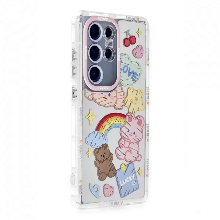 Mey İthalat®  Samsung Galaxy S24 Ultra Kılıf Reflexion Desenli Kapak - Desen 4