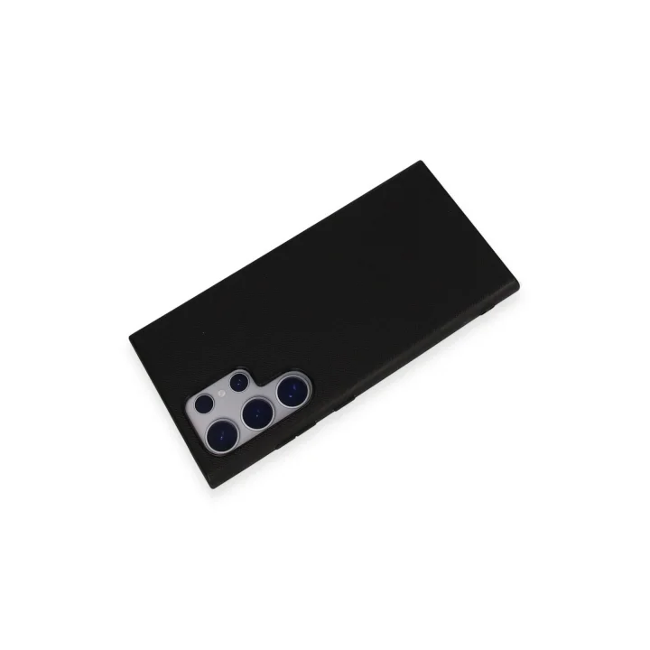 Mey İthalat®  Samsung Galaxy S24 Ultra Kılıf Taft Kapak - Siyah