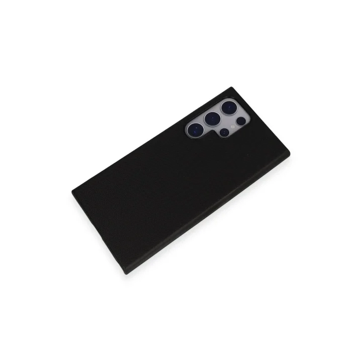 Mey İthalat®  Samsung Galaxy S24 Ultra Kılıf Taft Kapak - Siyah
