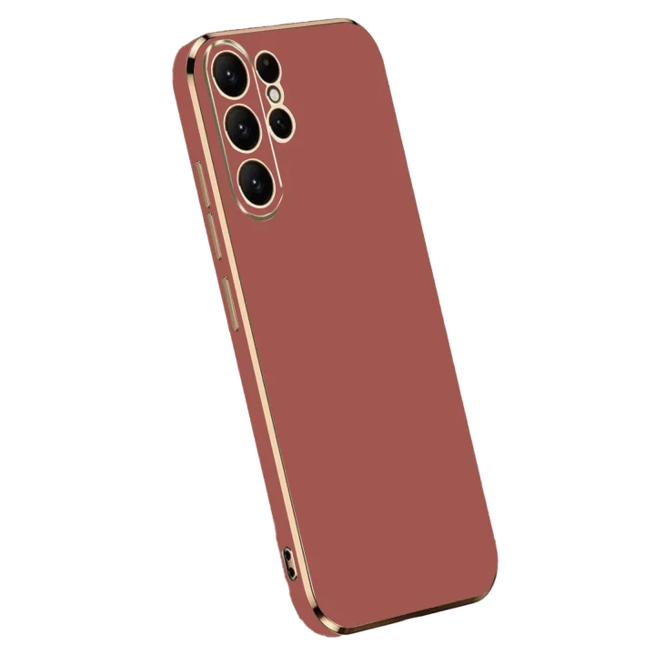 Mey İthalat®  Samsung Galaxy S24 Ultra Kılıf Volet Silikon - Kırmızı