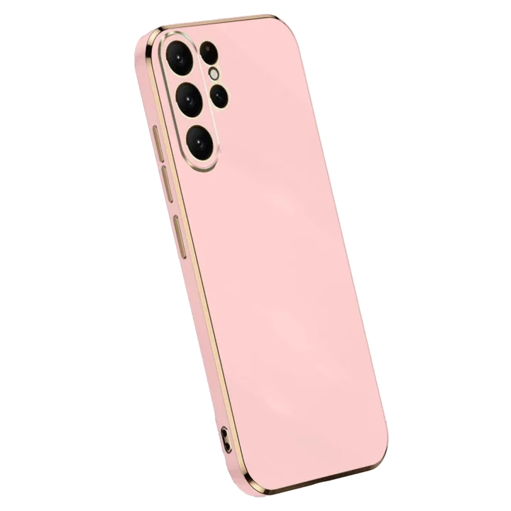 Mey İthalat®  Samsung Galaxy S24 Ultra Kılıf Volet Silikon - Pembe