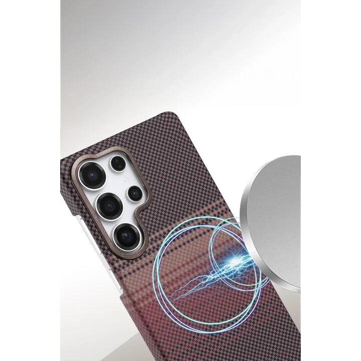 Mey İthalat®  Samsung Galaxy S24 Ultra Vega Magsafe Kapak - Siyah