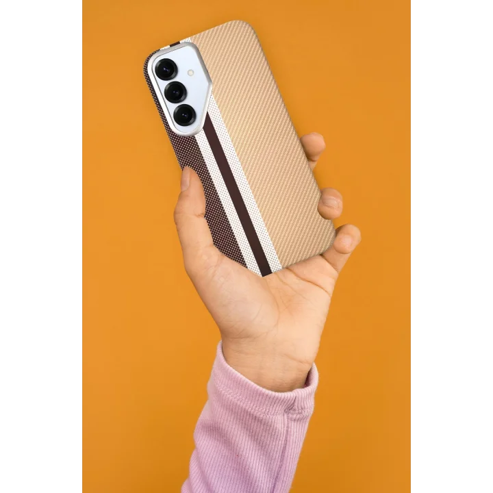 Mey İthalat®  Samsung Galaxy S25 Besa Magsafe Kapak - Desert