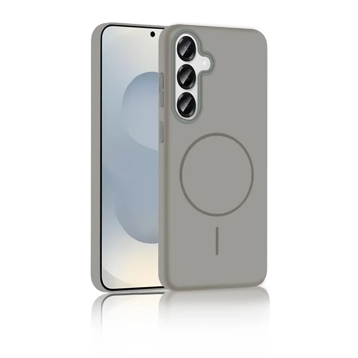 Mey İthalat®  Samsung Galaxy S25 Broş Magsafe Kapak - Turkuaz