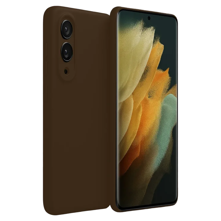 Mey İthalat®  Samsung Galaxy S25 Edge First Silikon - Kahverengi