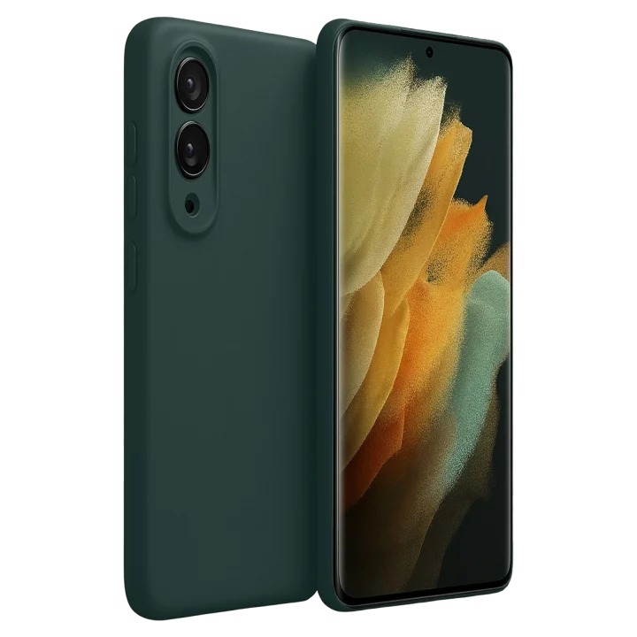 Mey İthalat®  Samsung Galaxy S25 Edge First Silikon - Koyu Yeşil