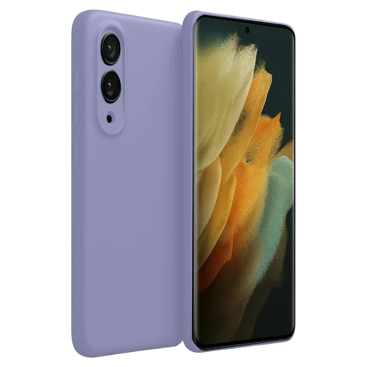 Mey İthalat®  Samsung Galaxy S25 Edge First Silikon - Lila