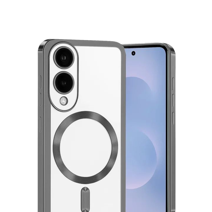 Mey İthalat®  Samsung Galaxy S25 Edge Kross Magneticsafe Kapak - Titan Gri