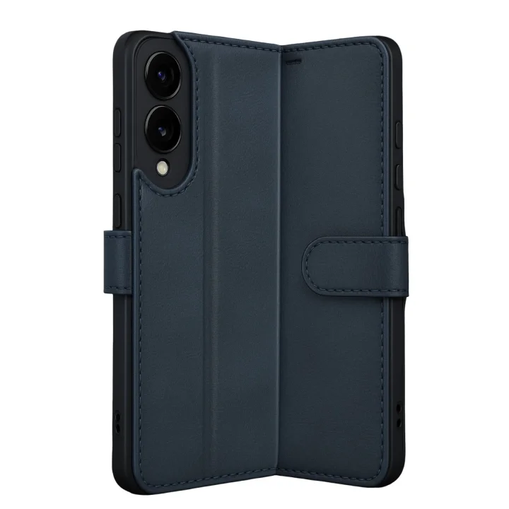 Mey İthalat®  Samsung Galaxy S25 Edge Trend S Plus Kapaklı Kılıf - Lacivert