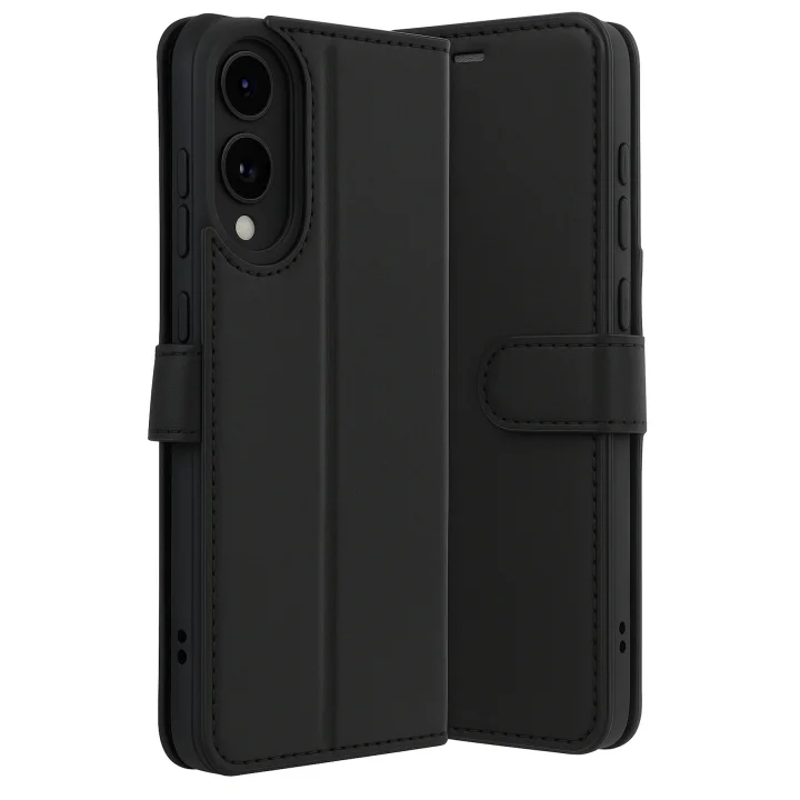 Mey İthalat®  Samsung Galaxy S25 Edge Trend S Plus Kapaklı Kılıf - Siyah