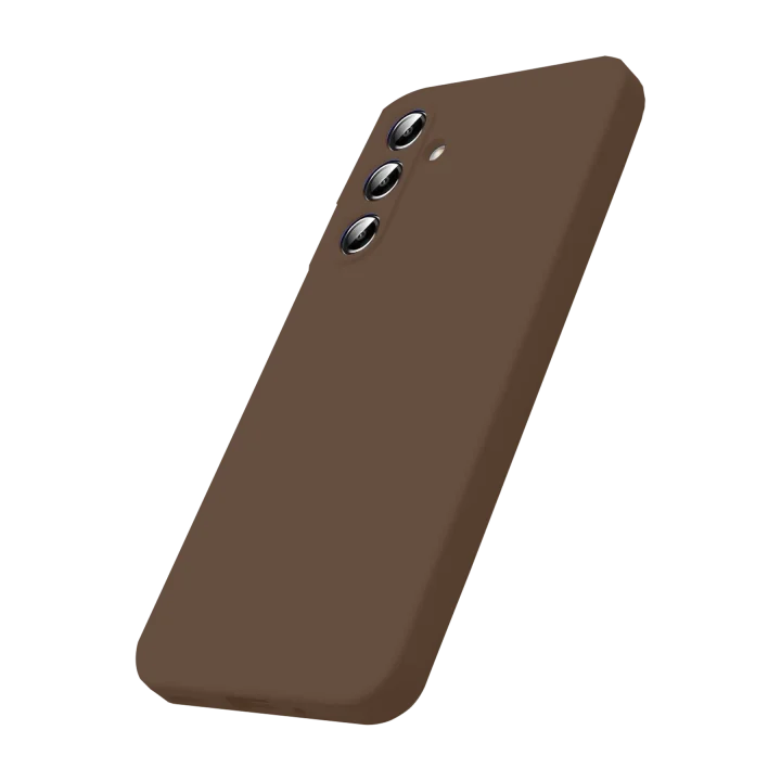 Mey İthalat®  Samsung Galaxy S25 FE First Silikon - Kahverengi