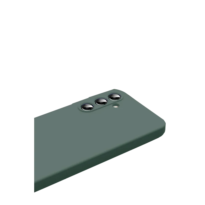 Mey İthalat®  Samsung Galaxy S25 FE First Silikon - Koyu Yeşil