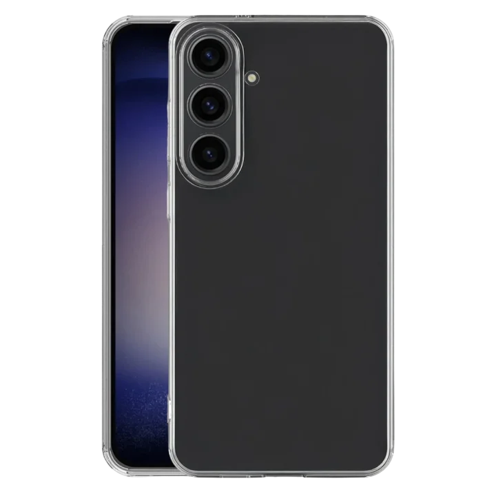 Mey İthalat®  Samsung Galaxy S25 FE Kılıf Lüx Şeffaf Silikon