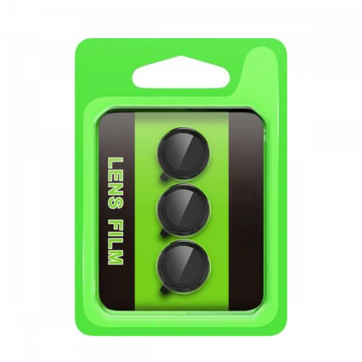 Mey İthalat®  Samsung Galaxy S25 FE Raze Metal Kamera Lens - Siyah