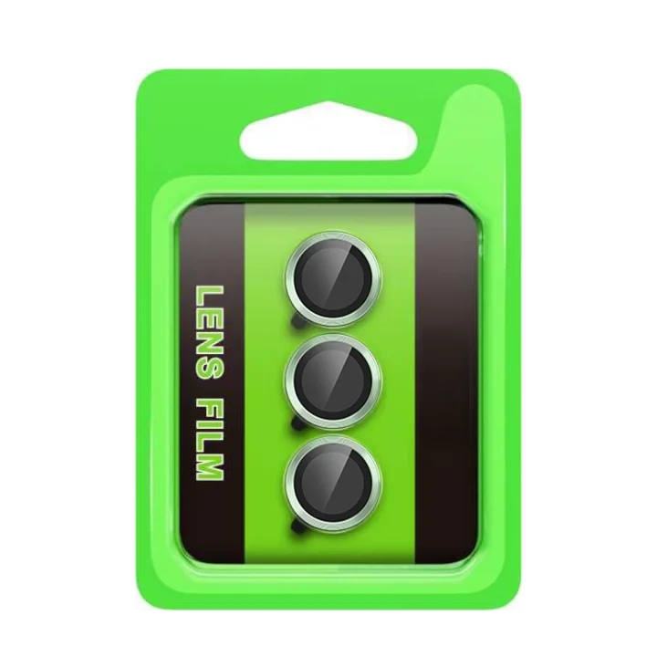 Mey İthalat®  Samsung Galaxy S25 FE Raze Metal Kamera Lens - Yeşil