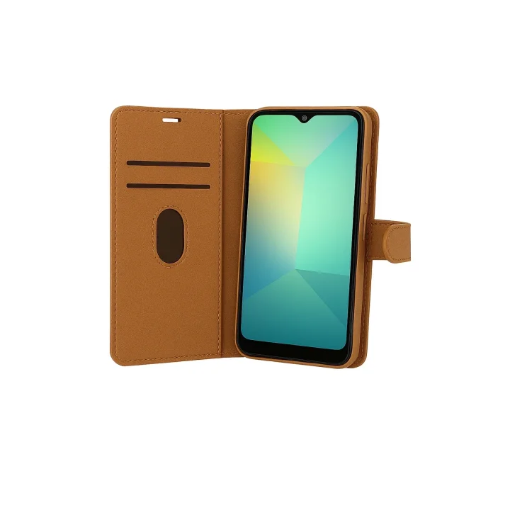 Mey İthalat®  Samsung Galaxy S25 FE Trend S Plus Kapaklı Kılıf - Taba