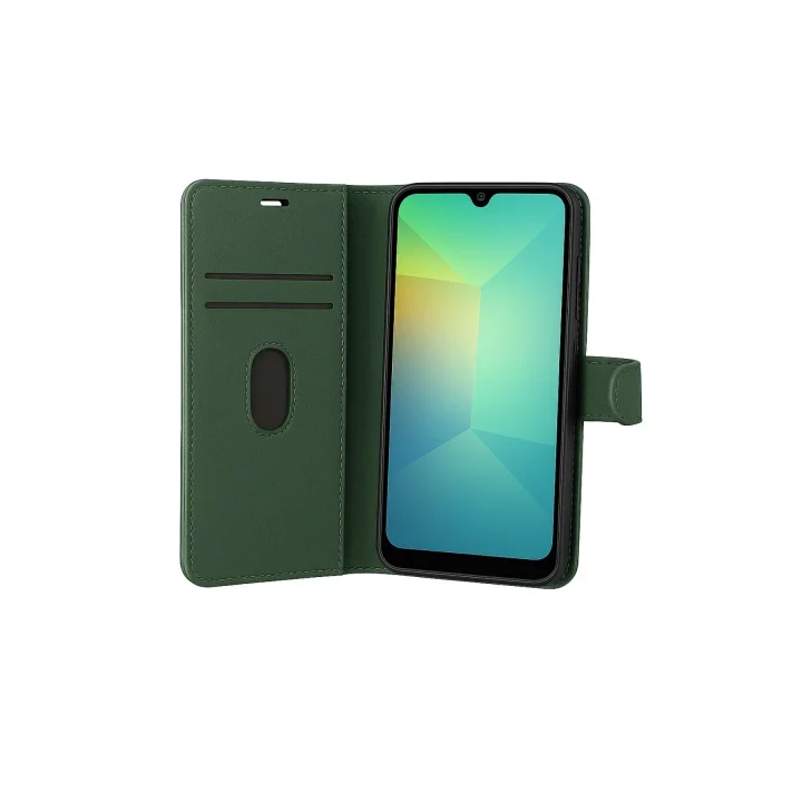 Mey İthalat®  Samsung Galaxy S25 FE Trend S Plus Kapaklı Kılıf - Yeşil