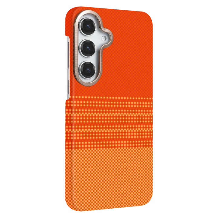 Mey İthalat®  Samsung Galaxy S25 FE Vega Magsafe Kapak - Turuncu