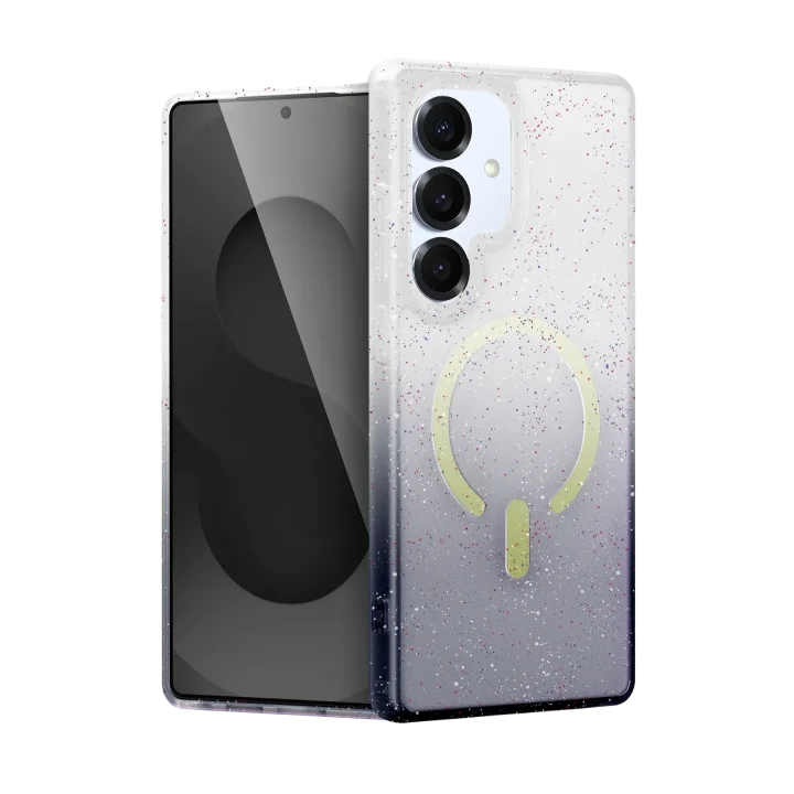 Mey İthalat®  Samsung Galaxy S25 Plus Pummel Shiny Magsafe Kapak - Siyah