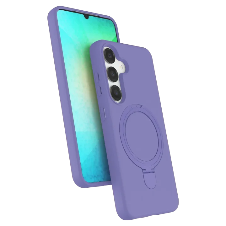 Mey İthalat®  Samsung Galaxy S25 Regal Magsafe Standlı Kapak - Lila