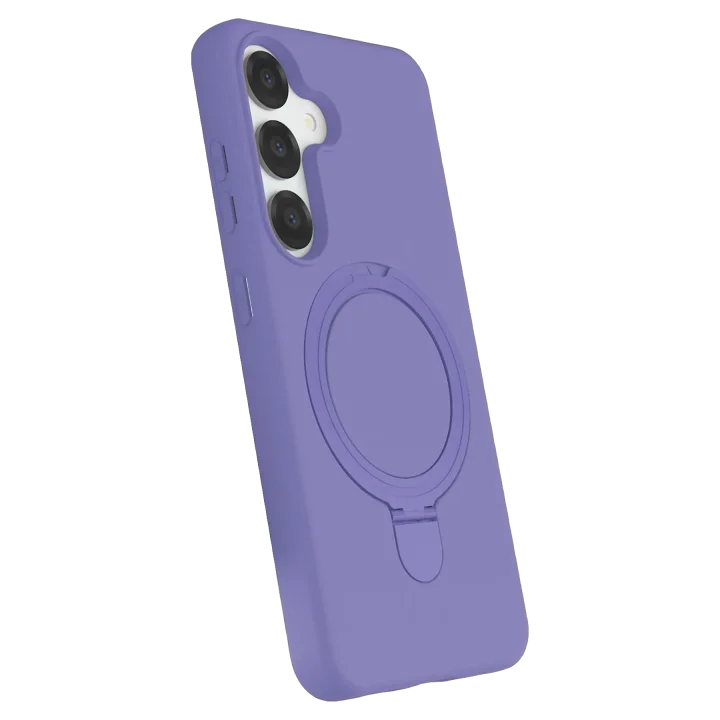 Mey İthalat®  Samsung Galaxy S25 Regal Magsafe Standlı Kapak - Lila