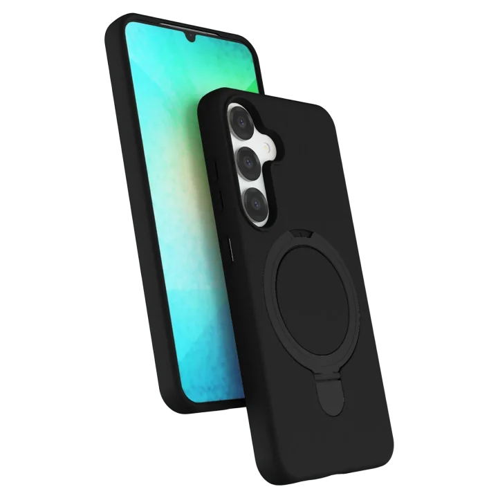 Mey İthalat®  Samsung Galaxy S25 Regal Magsafe Standlı Kapak - Siyah