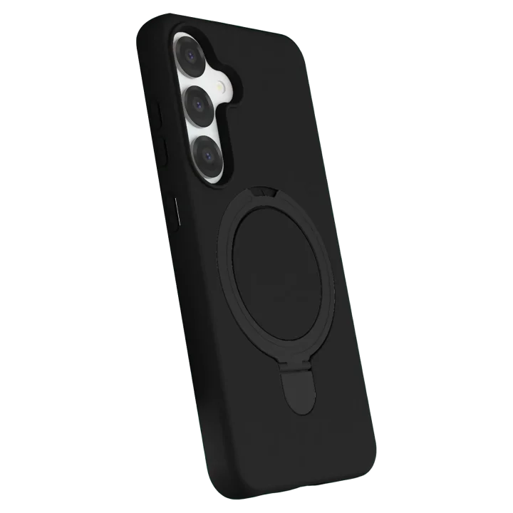 Mey İthalat®  Samsung Galaxy S25 Regal Magsafe Standlı Kapak - Siyah