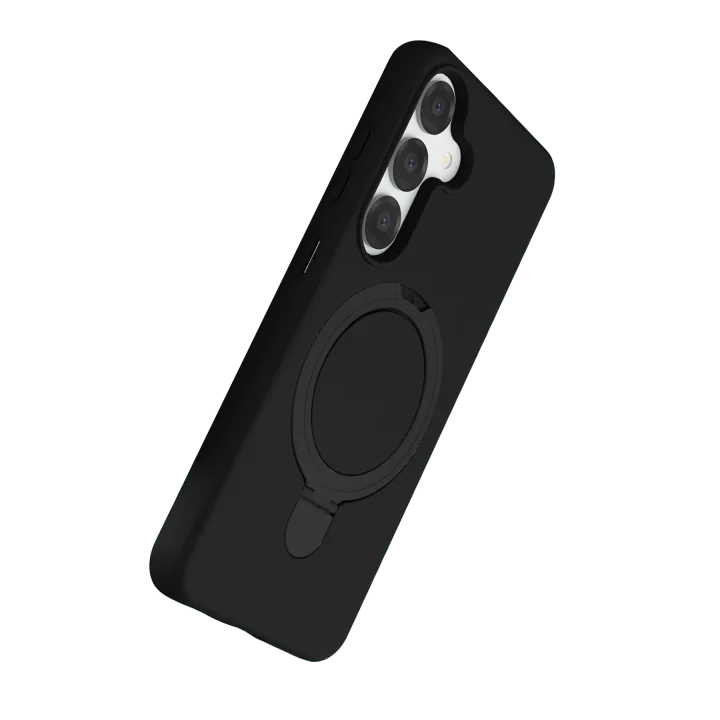 Mey İthalat®  Samsung Galaxy S25 Regal Magsafe Standlı Kapak - Siyah