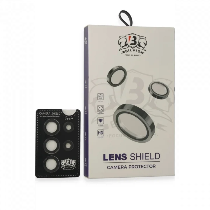 Mey İthalat®  Samsung Galaxy S25 Ultra Bilvis Titan Kamera Lens - Siyah