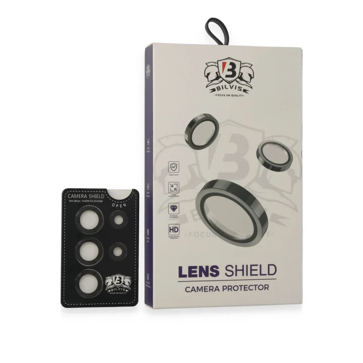 Mey İthalat®  Samsung Galaxy S25 Ultra Bilvis Titan Kamera Lens - Siyah