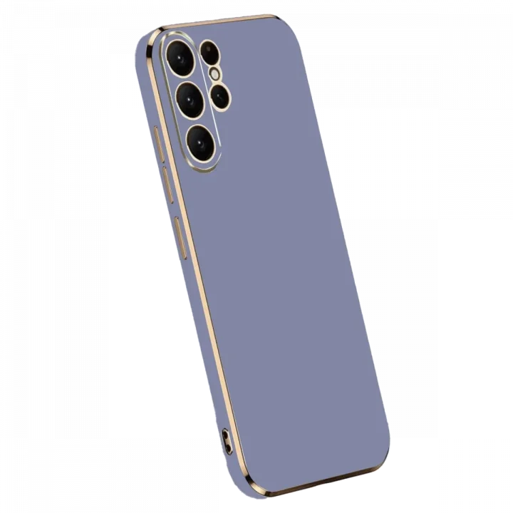 Mey İthalat®  Samsung Galaxy S25 Ultra Kılıf Volet Silikon - Mavi